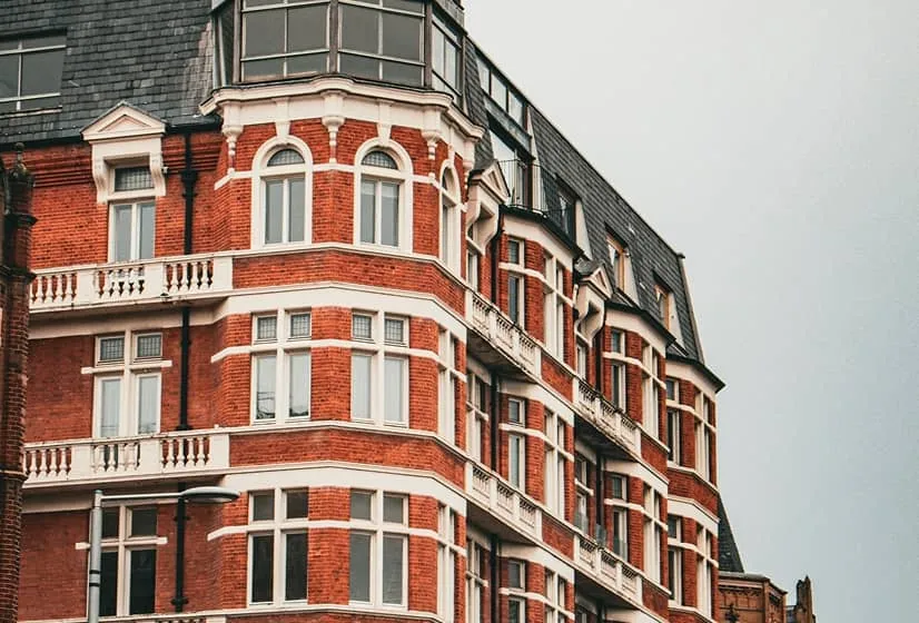 apartment block in london