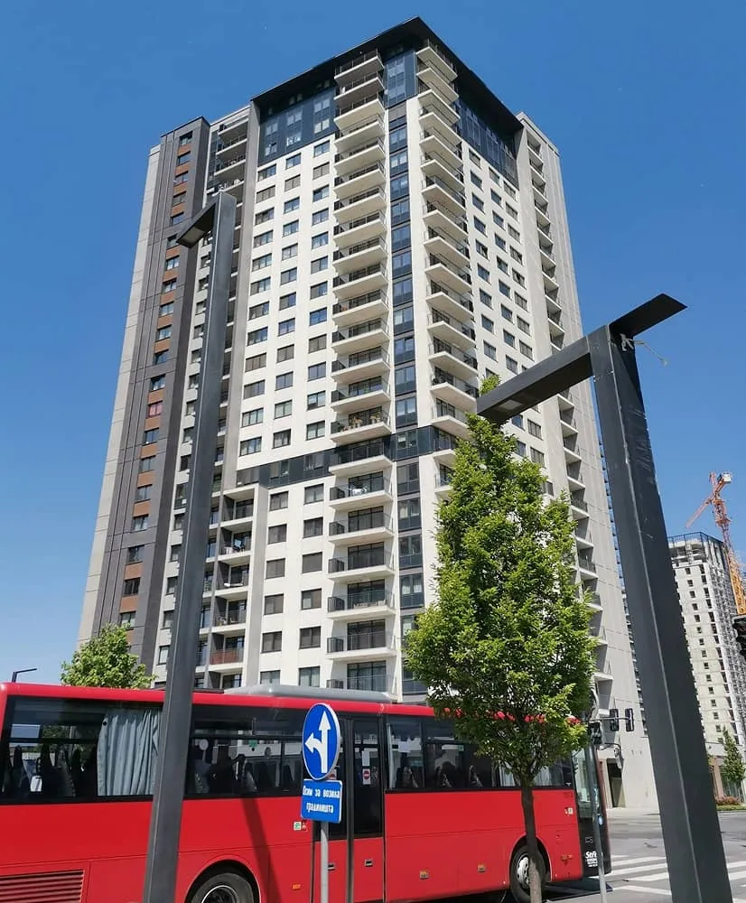 apartment block in london