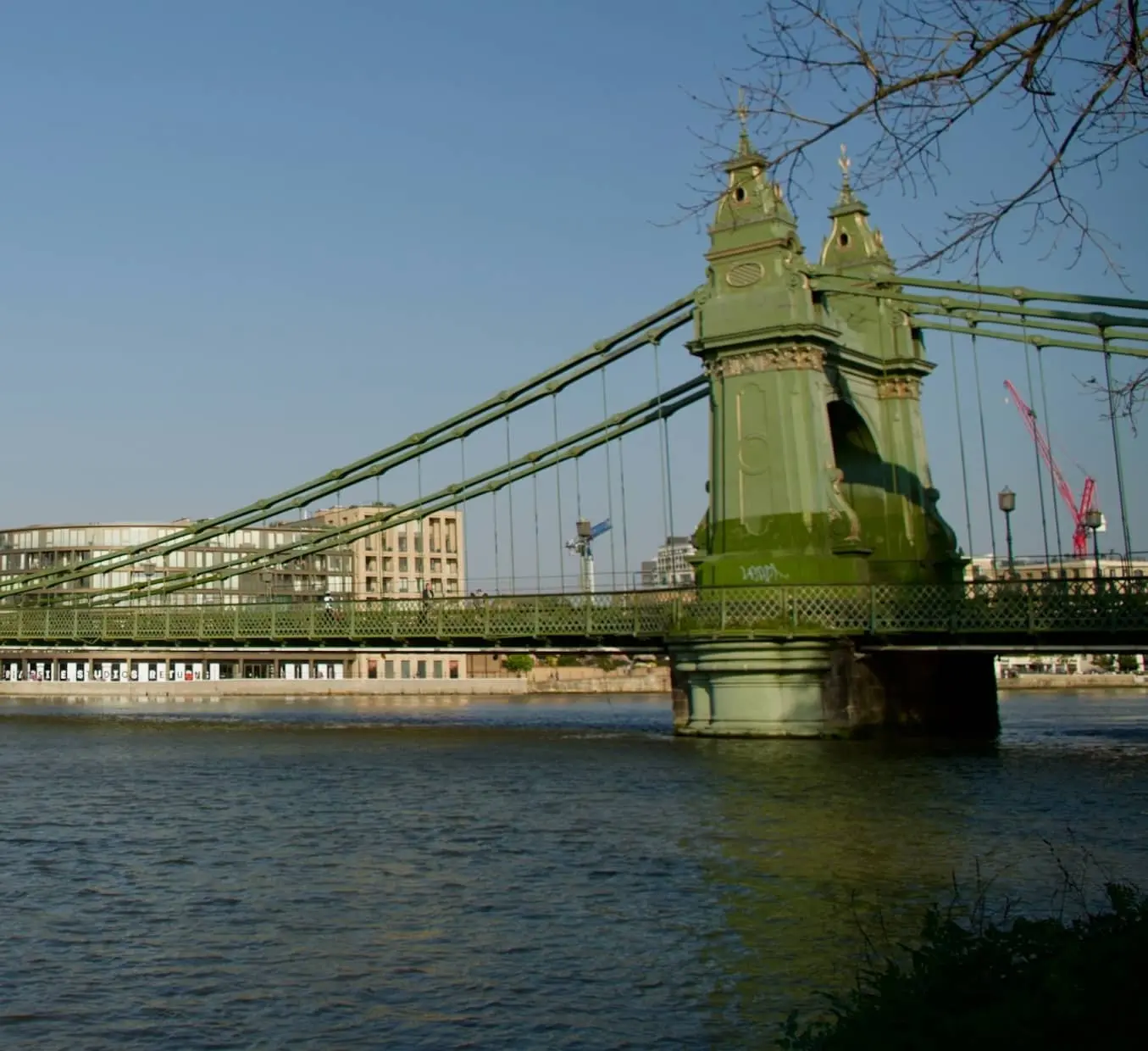 Hammersmith Bridge over the Thames