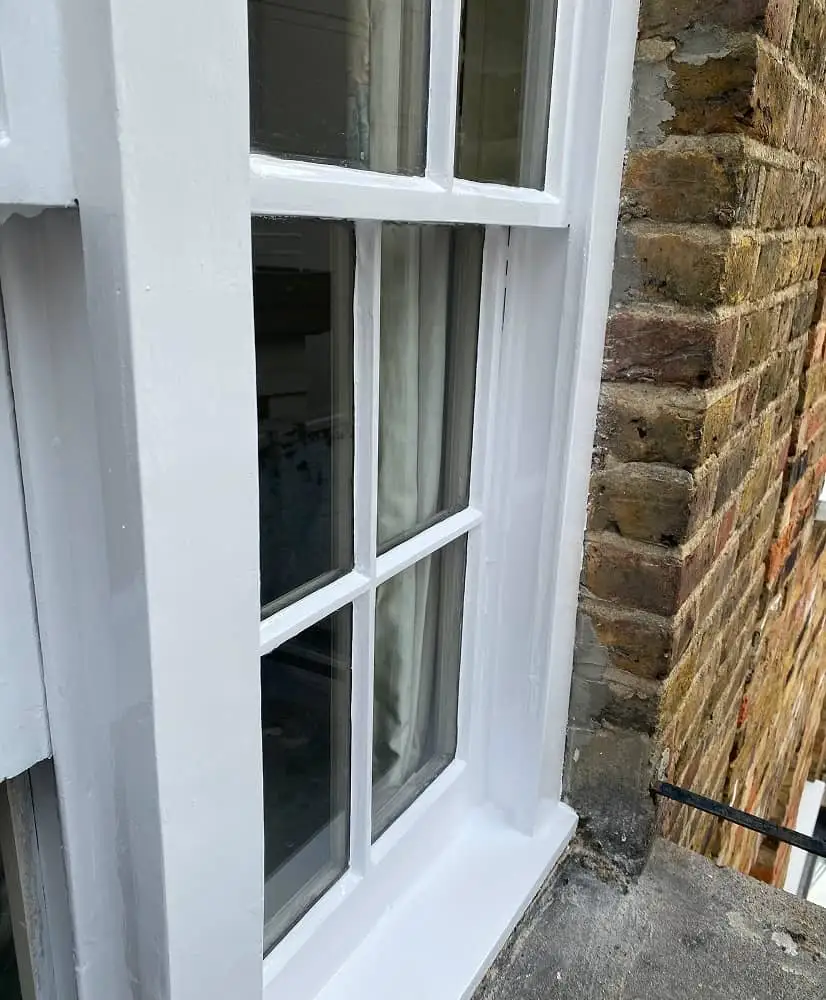 refurbished window frame
